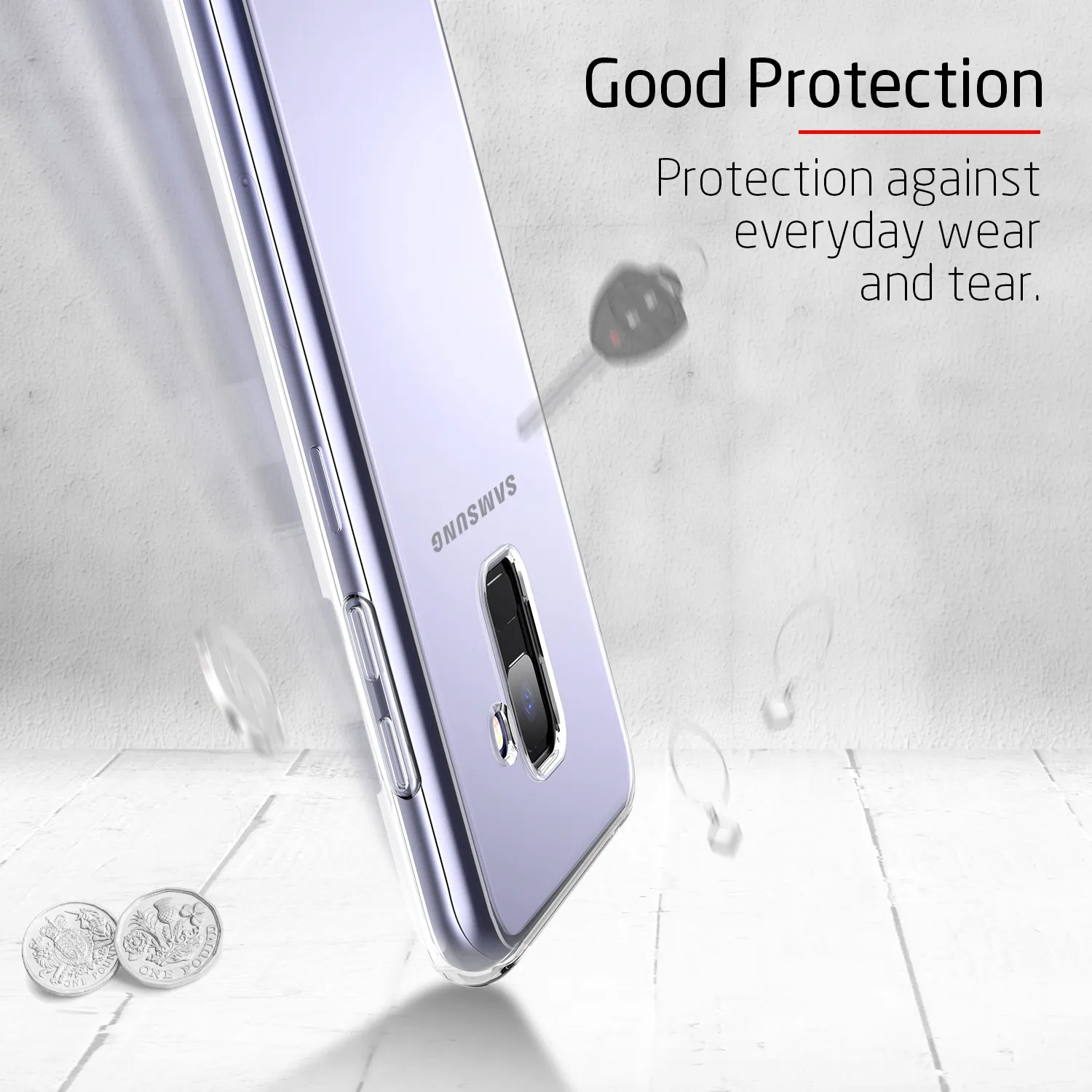 Чехол ESR для samsung Galaxy A8, мягкий ТПУ бампер, прозрачный чехол, ультра тонкий светильник, желеобразный чехол, чехол