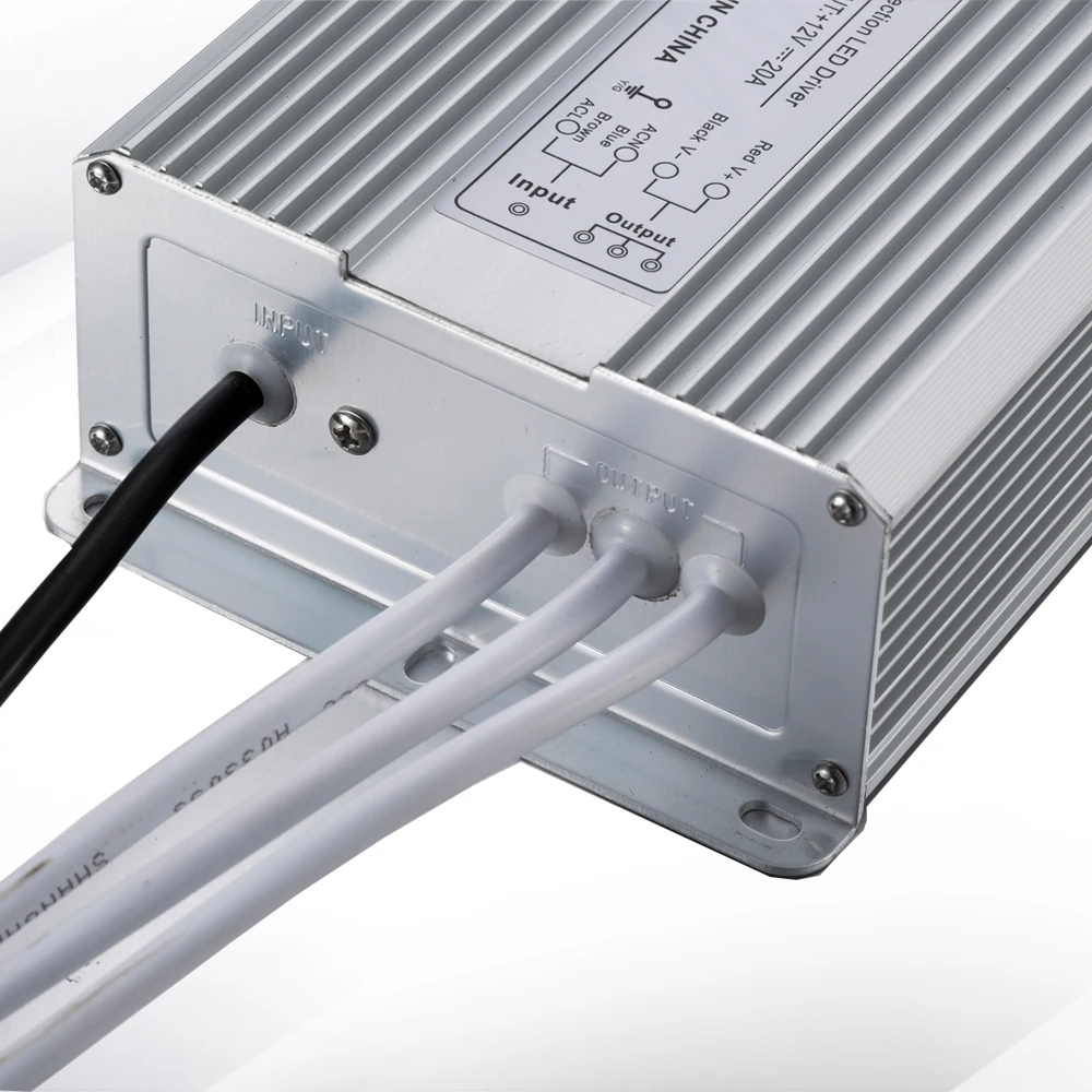 (LPV 250 24) 110VAC(220VAC) 24vDC Мощность Трансформатор водонепроницаемый IP67 dc 250w 24v
