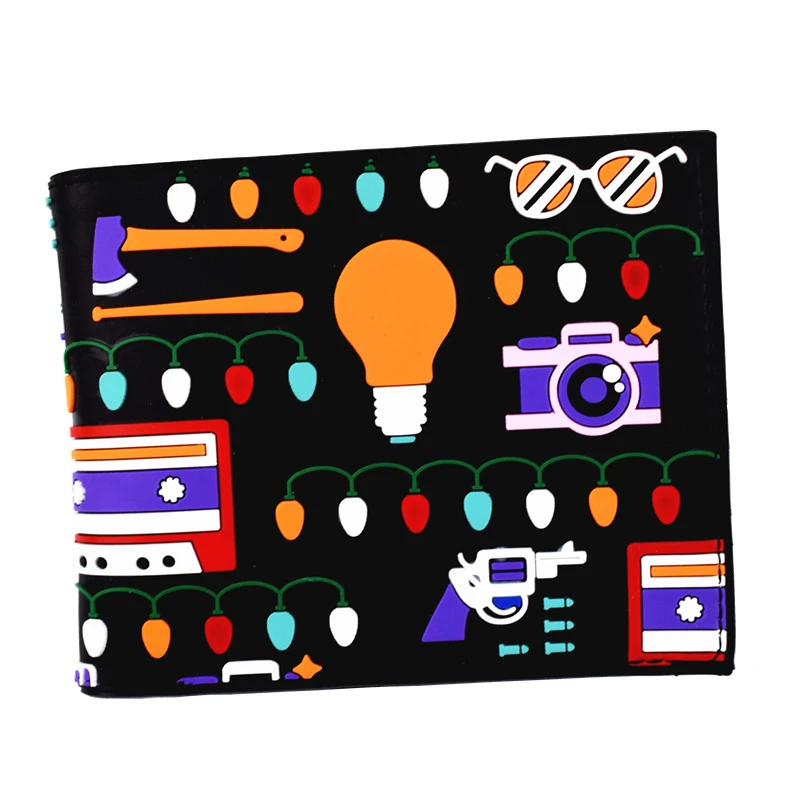 Короткий кошелек из ПВХ с отделением для монет и карт|wallet with|wallet with coin pocketshort wallet |