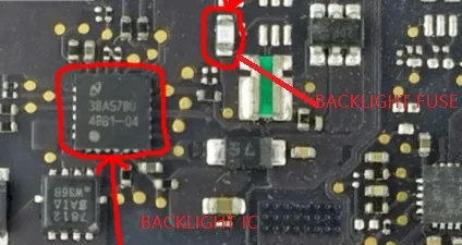 10 пара/лот для Macbook retina 13 &quotA1502 820-4924 чип подсветки IC и подсветка предохранитель