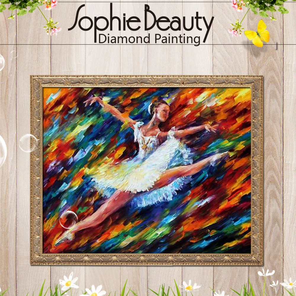 

Sophie Beauty бренд 3D картина мозаика леди танцующая девушка Алмазная картина вышивка крестиком люди Стразы ручная работа хобби АРТ набор