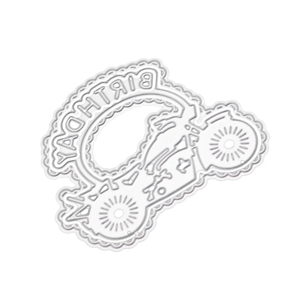 Штампы с надписью на день рождения металлический трафарет для мотоцикла сделай