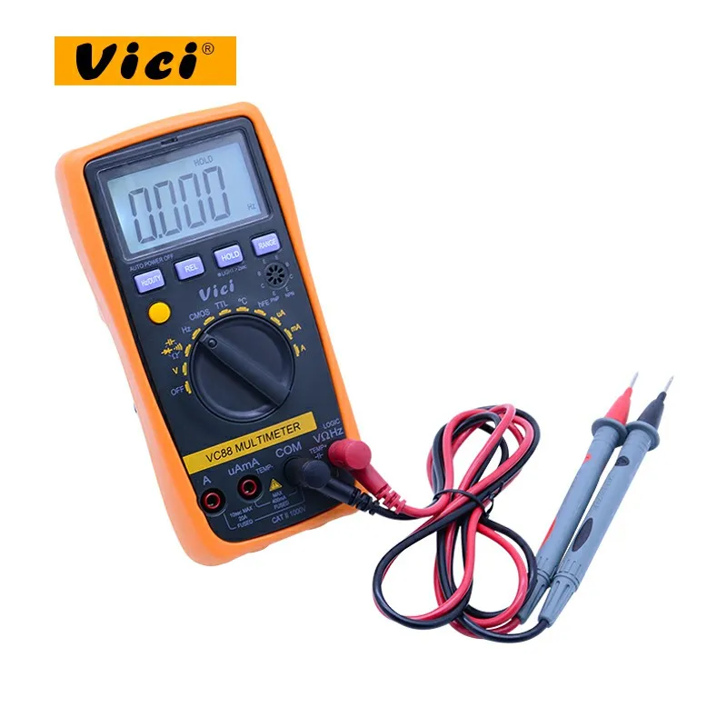VICI VC88 3 3/4 Цифровой мультиметр автоматический диапазон DMM w/Температура Емкость