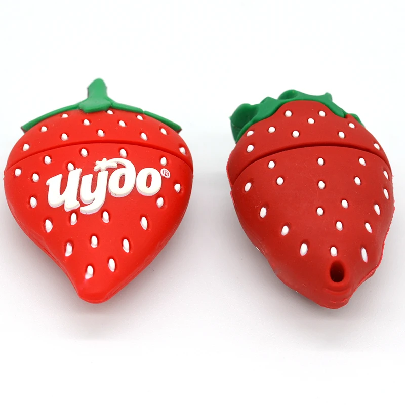 Забавный с милой фруктовой флеш накопитель клубничным рисунком карту флэш