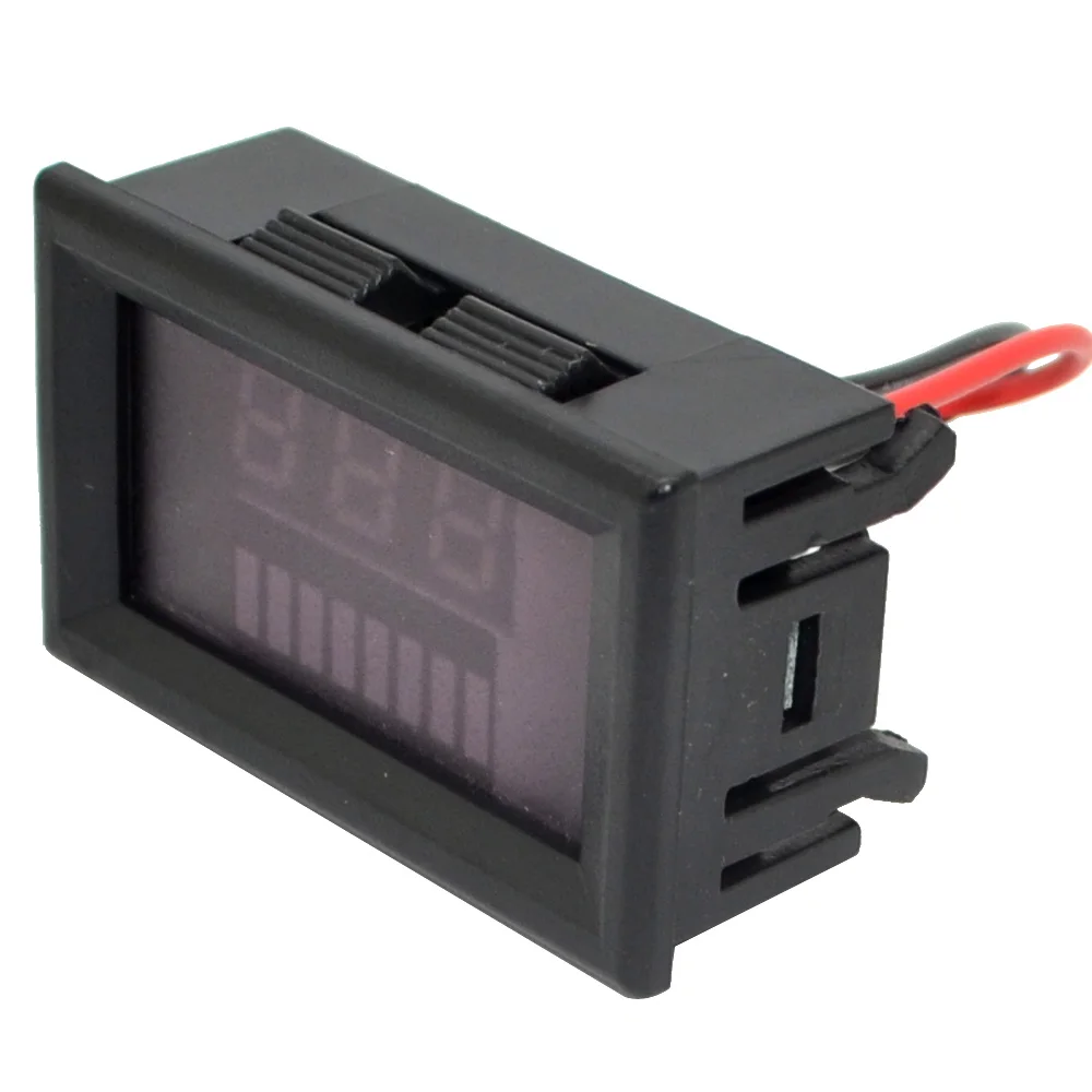 Новый светодиодный индикатор 12 В свинцово-кислотный тестер емкости аккумулятора