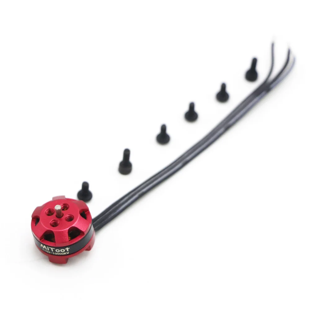 4 шт./лот Mitoot 1102 7500KV 8000KV 10000KV 1-3S бесщеточный двигатель для 50-90 мм Micro FPV гоночного