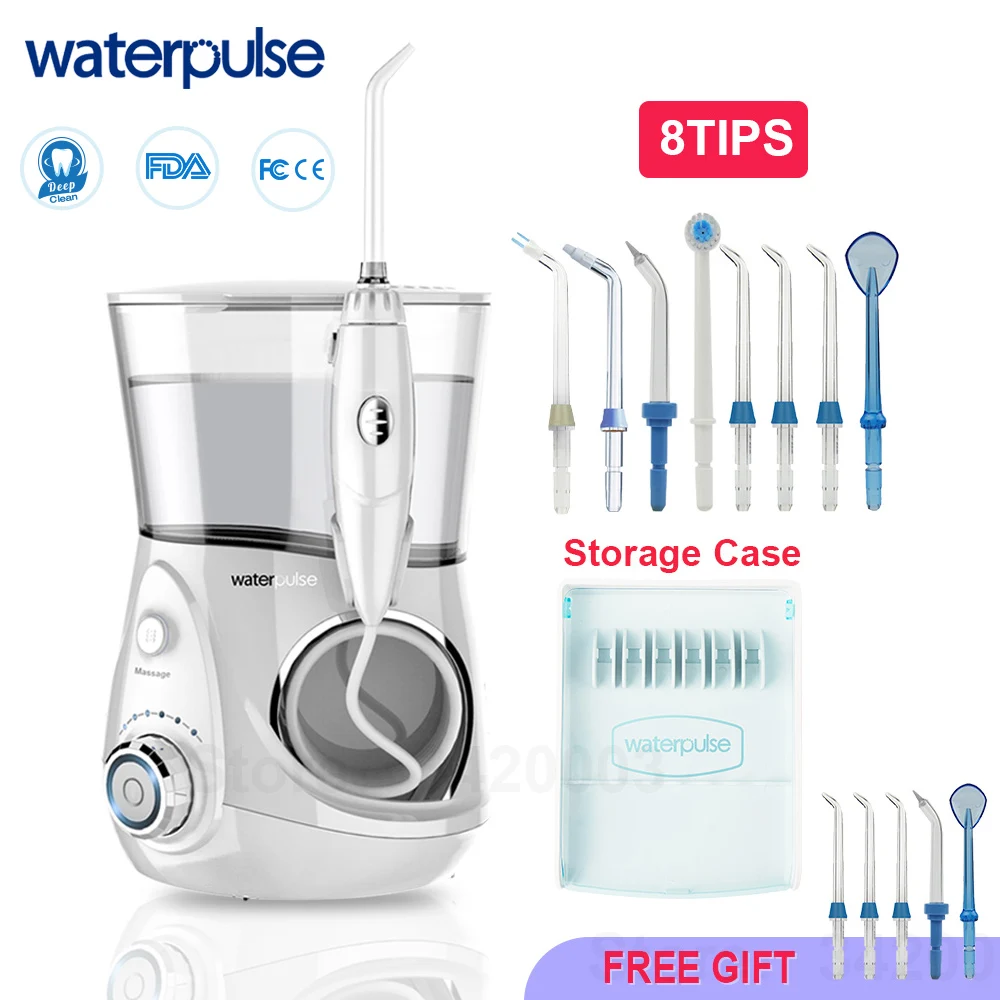 Ирригатор для полости рта Waterpulse V660, 12 насадок, ирригатор для полости рта V660 с 13 насадками, инструменты для гигиены полости рта, орошение полости рта