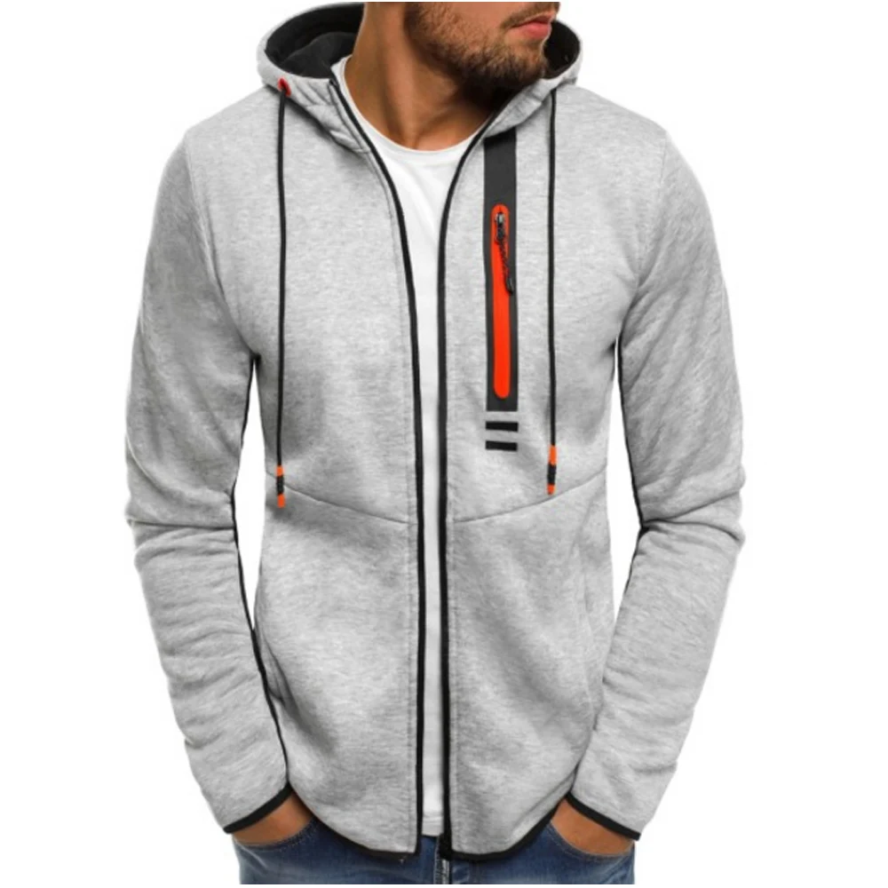 Толстовки мужские 2018 модные толстовки Брендовые на молнии Толстовка мужская
