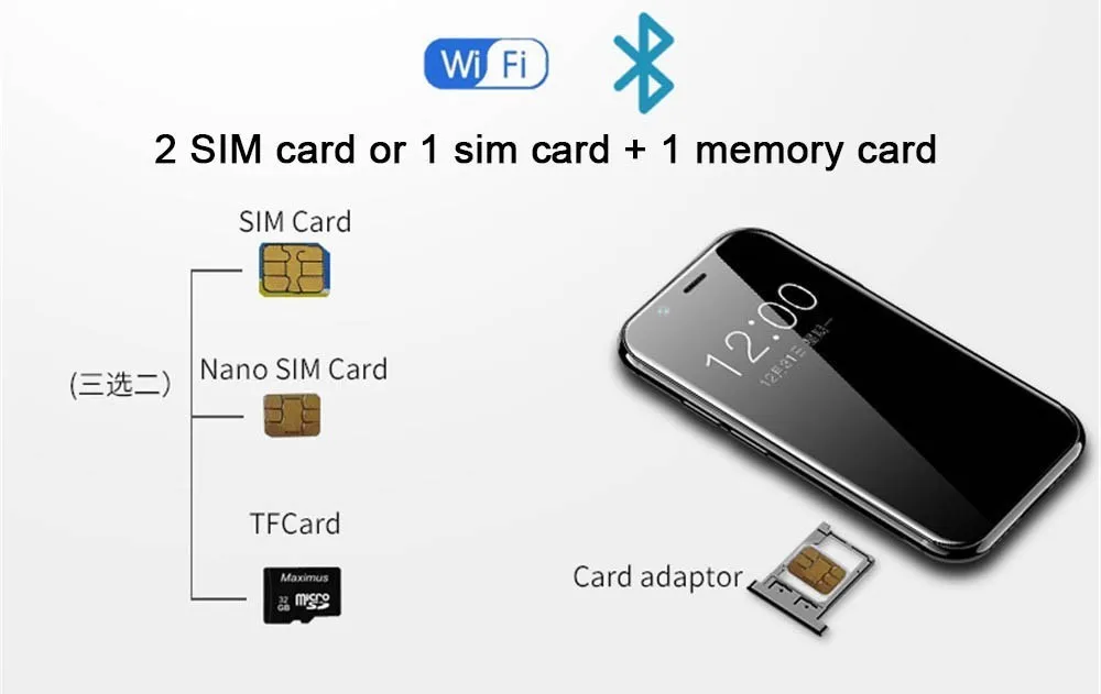 Смартфон SOYES XS 3 0 &quot маленький разблокированный супер мини android 6 4G мобильный
