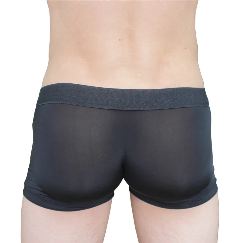 Трусы боксеры мужские с открытым мешочком для пениса пикантное нижнее белье геев