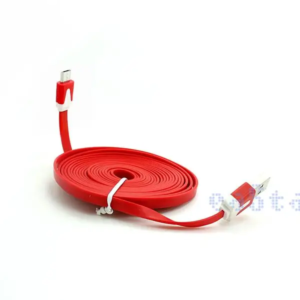 Плоские тонкие телефонные кабели USB 2 0 к Micro кабель синхронизации данных для Samsung