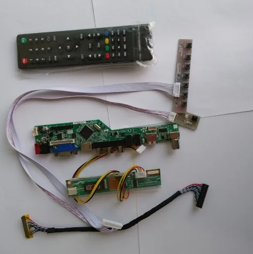 Latumab комплект для LM230WF3-SLL1 1920X1080 ТВ+ HDMI+ VGA+ USB ЖК светодиодный аудио экран контроллер драйвер платы