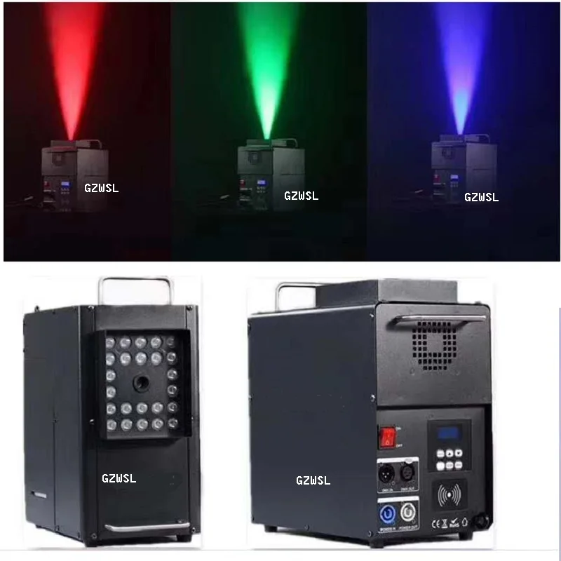 Свадебные Dj диско вертикальный туман machine1500W светодиодный дымовая машина | Лампы