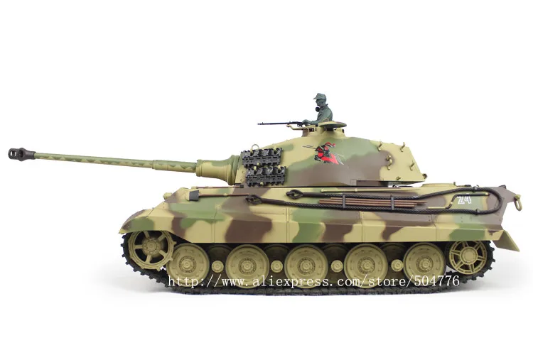 Квадрокоптер HL 3888a 1 Pro с инфракрасной системой управления 1:16 немецкий King Tiger Henschel