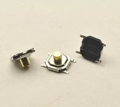 

50PCS 5.2*5.2*3.0mm 4 PIN SMT SMD Metal Tactile Push Button Switch Tact Switch Great Quality