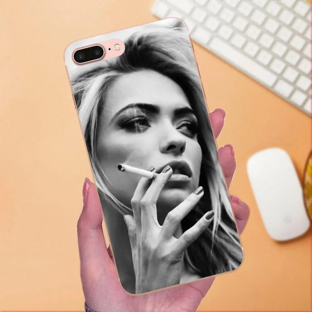 Мягкий термополиуретановый чехол для Apple iPhone X XS Max XR 4 5 5C 6 6S 7 8 Plus сексуальный