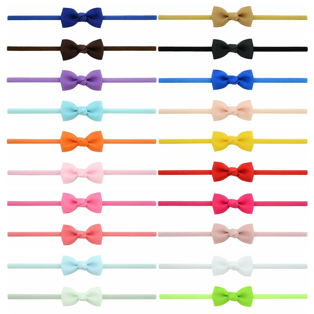 Повязка на голову эластичная с бантом 20 шт./лот 706|headband accessories|bow headbandhair headband |