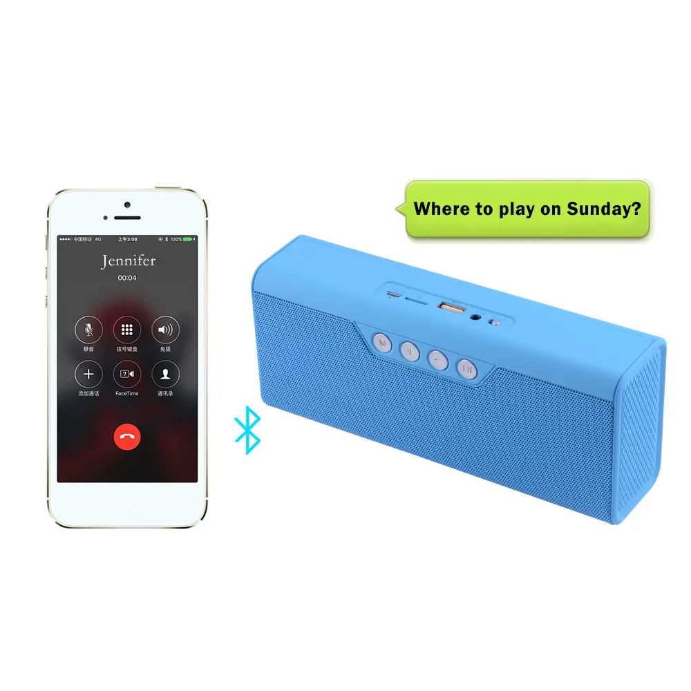 10 Вт Колонка Bluetooth портативный динамик беспроводной настольный громкий