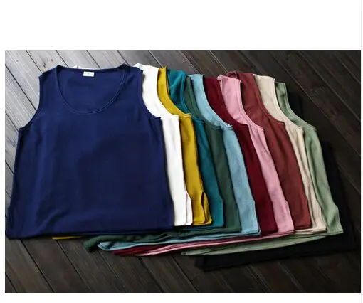 Женская футболка без рукавов с круглым вырезом весна лето повседневная