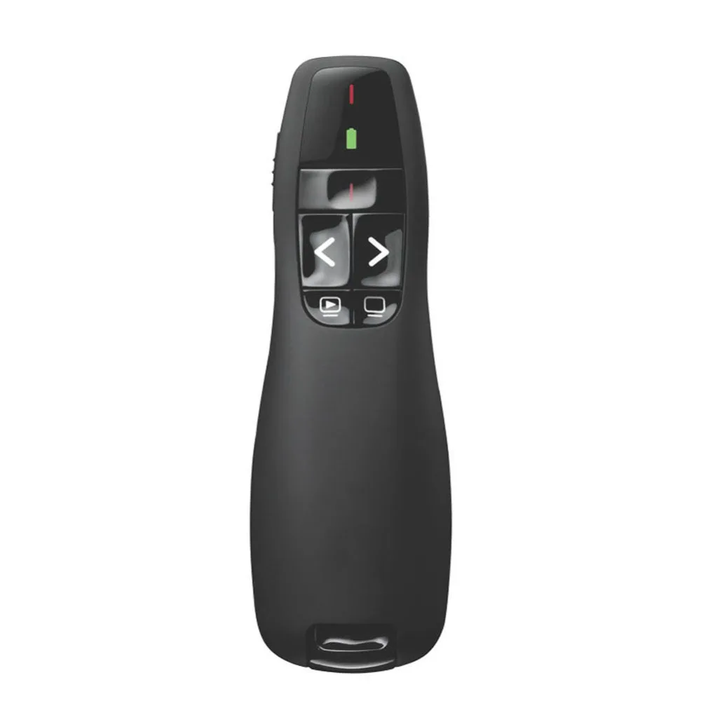 Logitech R400 точечный Презентер Яркий 5 мВт 650нм Красная лазерная указка PPT Clicker 2 4 ГГц