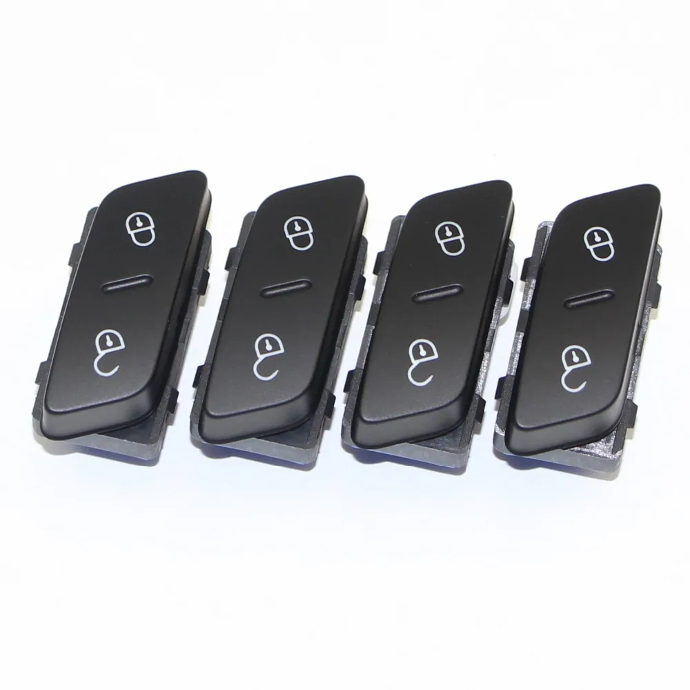 4 шт. автомобильные кнопки для центрального замка VW JETTA GOLF 5 6 PASSAT CC TIGUAN 1K0 962 125 B|switch
