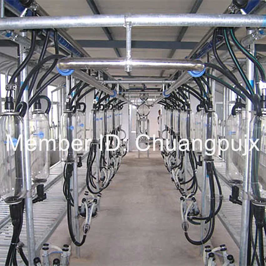 Полностью автоматический стеклянный доильный измеритель молока в елочку для