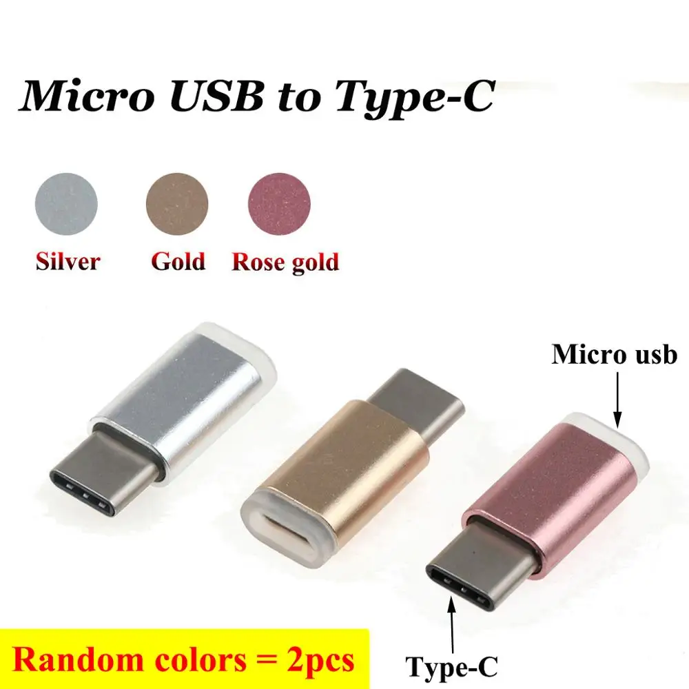 Адаптер YuXi 2 шт./лот Type C штекер на Micro USB/для iphone /USB 3 0 гнездо USB OTG адаптер Поддержка
