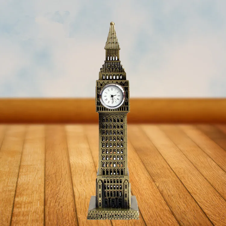 

Zakka grocery London Big Ben Home Furnishing European metal crafts, handicrafts ,Decorative art gift