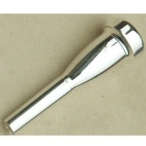 

one pc trumpet mouthpiece silver plated new