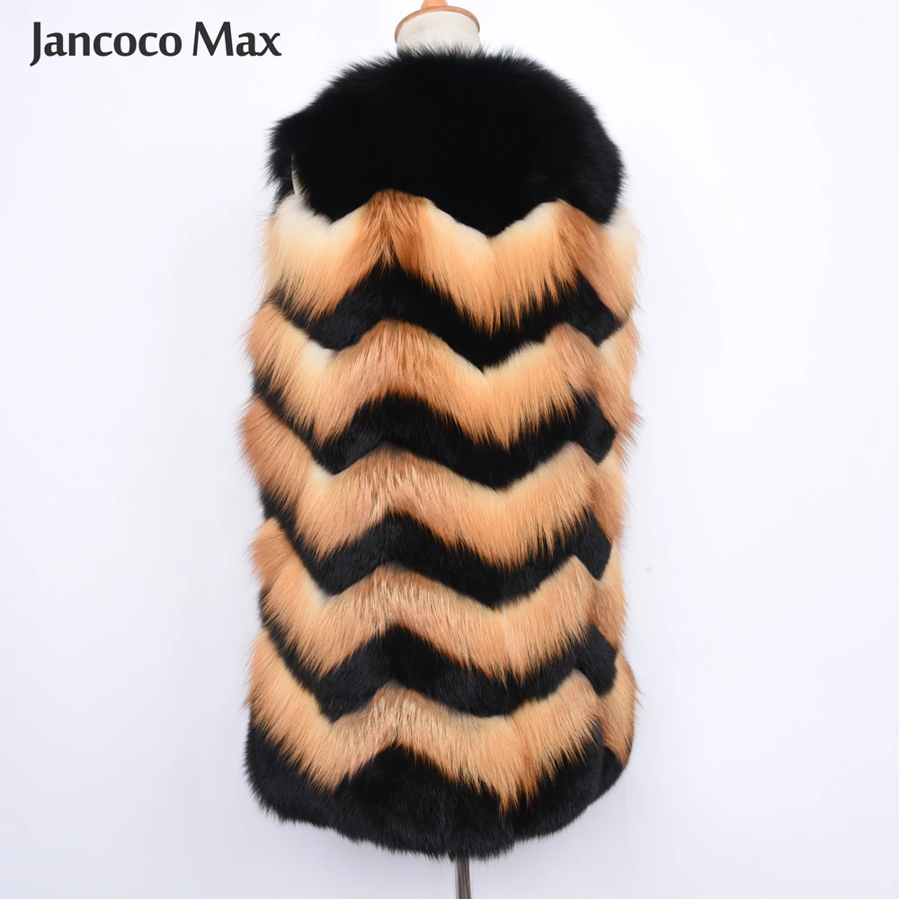 2019 New Fashion Women Real Fox Fur Vest High Quality Natural Gilet Lady Winter Clothes S7484 | Женская одежда
