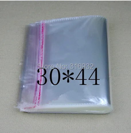 

Clear Resealable Cellophane/BOPP/Poly PVC Bags 30*44cm Transparent Opp Bag Packing Plastic Bags Self Adhesive Seal 30*44 cm
