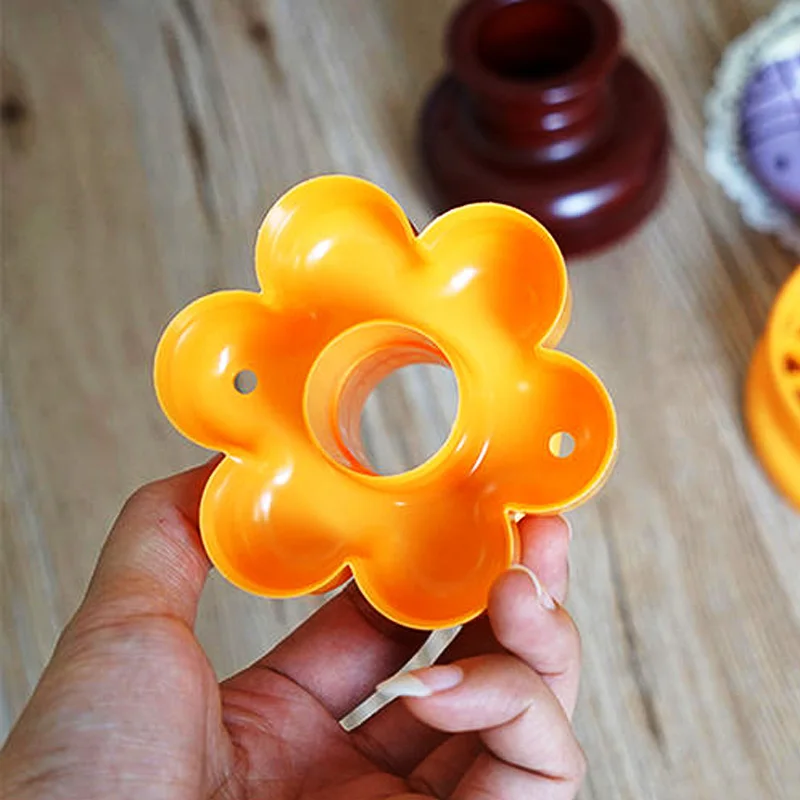 Ветровой цветок 3 шт. DIY инструмент пластик пончики 3D резак помадка плесень для