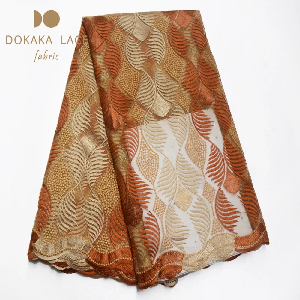 Синий цвет Камни чистая кружевная ткань специальная вышивка гипюр сетка тюль