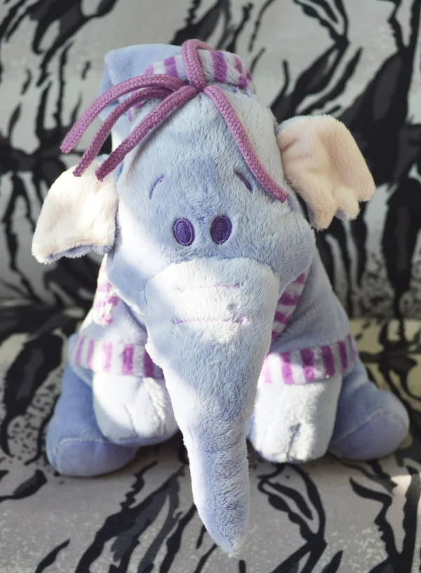 24 см Heffalump Lumpy фиолетовый слон плюшевые игрушки с пижамы мягкие животные для детей