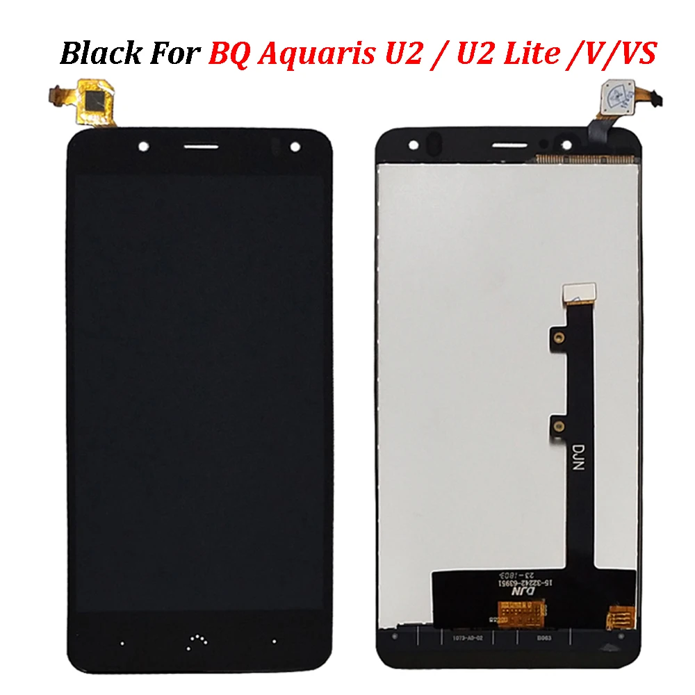 ЖК дисплей в сборе для BQ Aquaris U2 / Lite сенсорный экран V/VS 100%|Экраны мобильных