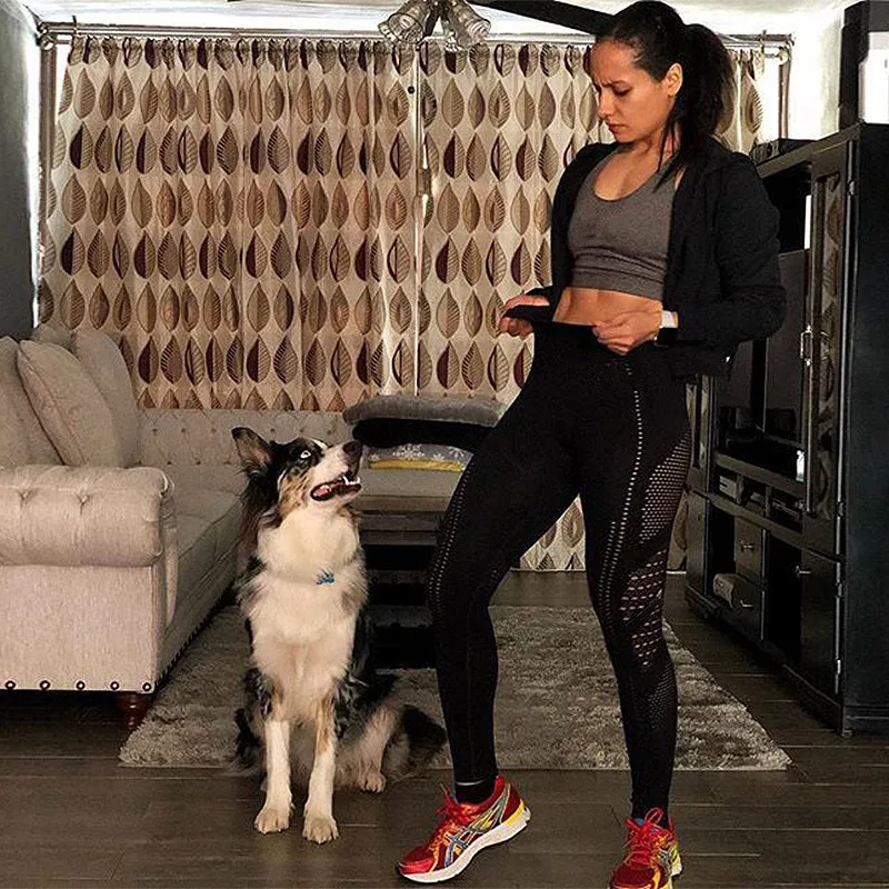 

leggings women Sports legins Sportswear Stretchy Fitness Leggings Seamless Tummy Control Compression high waist Pants