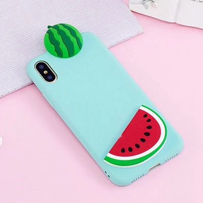 E 3D чехол для iPhone 6, 7, 8 plus, чехол, панда, единорог, фрукты, фламинго, чехол для телефона s, для iPhone 5S, 5, SE, чехол для iPhone X, чехол - Цвет: E