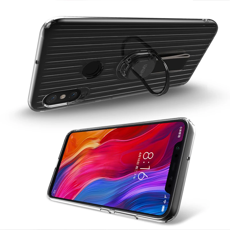 X-Level Магнитный Прозрачный чехол для Xiaomi mi 8 мягкая ТПУ подставка автомобильного