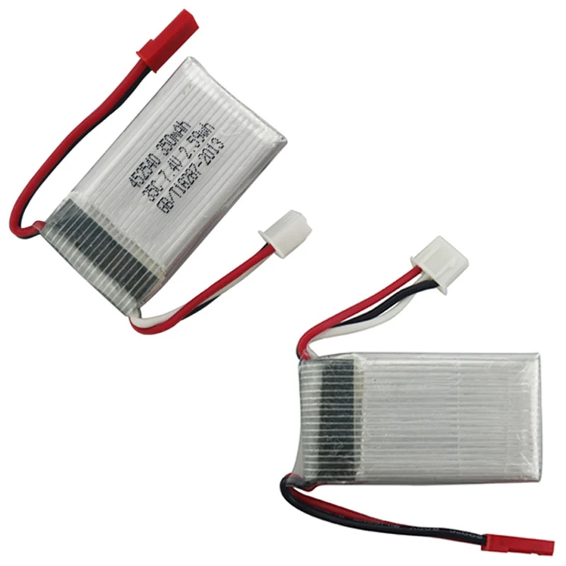 7 4 В 350 мАч 35C Lipo батарея для Mjx X401H X402 Jxd 515 Вт в Rc Мини Fpv Дрон Квадрокоптер