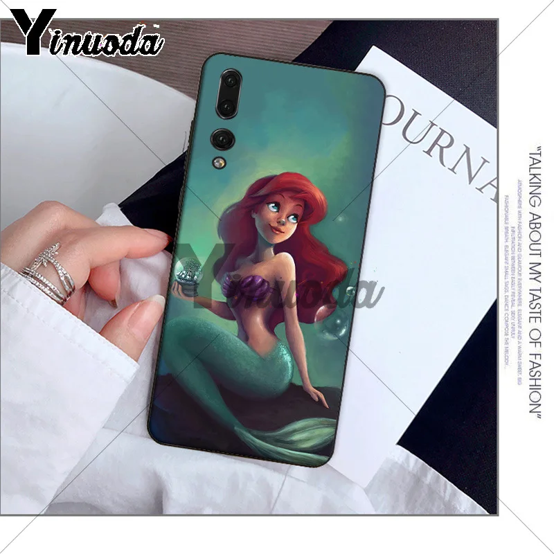 Чехол для телефона Yinuoda Princess Ariel Little Mermaid snow Huawei P10 plus 20 pro P20 lite mate9 10 honor view10 |