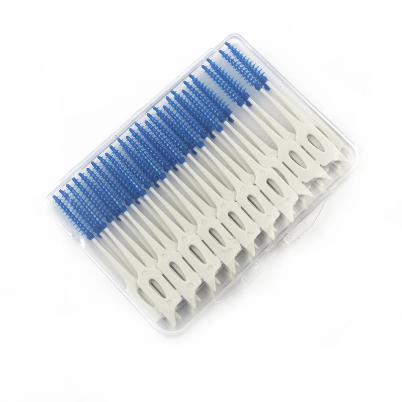 

Interdental Brush forpretty Tanden Rager Escova De Dentes Cepillo Teeth Toothpick Dental Rubber Soft Limpieza Disposable Cerdas