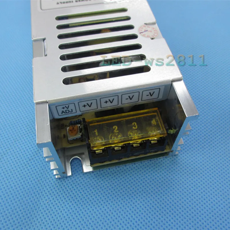 100% абсолютно новый DC 12 В 15A 180 Вт для ws2811 5050 3014 2835 5630 6803 3528 Светодиодная лента