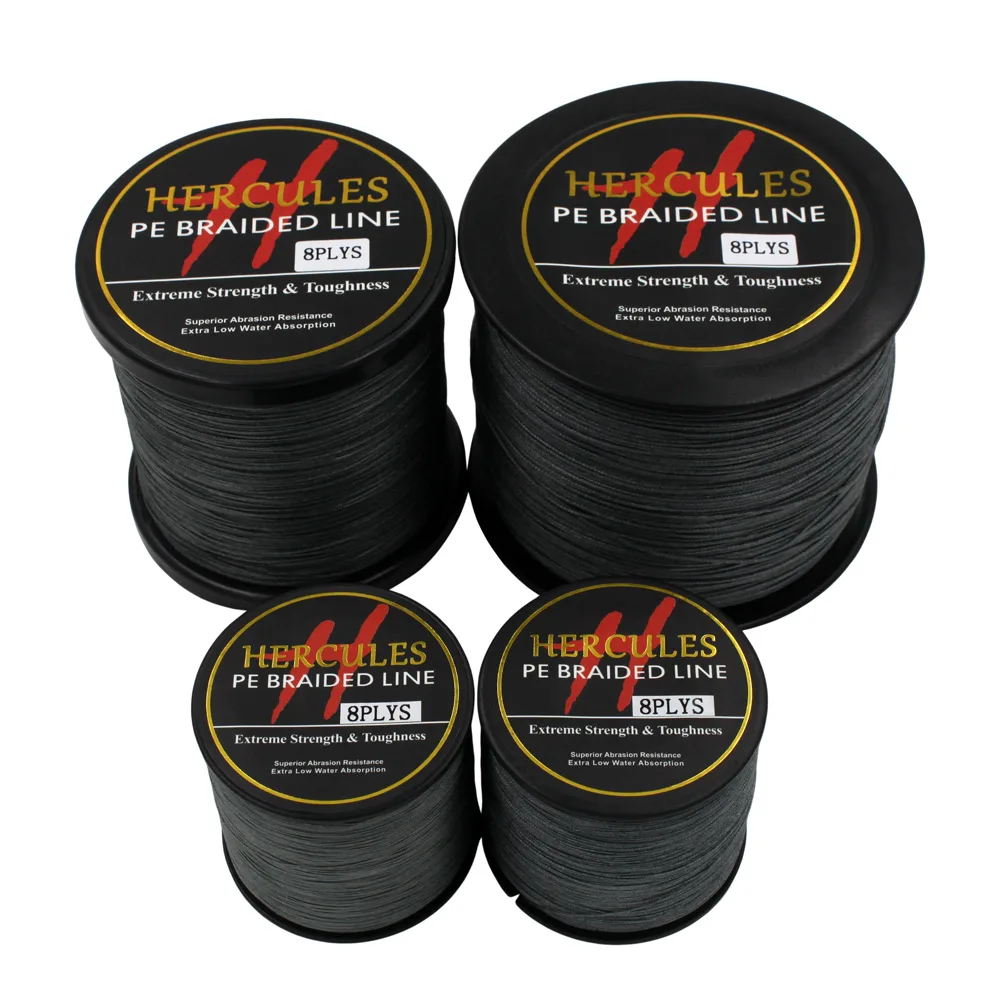 Hercules рыболовная проволока для морской рыбалки плетеная 8 жильная многонитевая