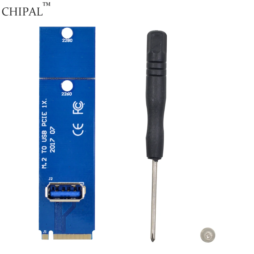 5 шт. переводная карта CHIPAL NGFF M.2 на USB 3 0 адаптер M2 USB3.0 для PCI-E Райзер-карты PCI Express 1X 16X