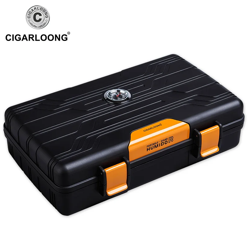 CIGARLOONG коробка для сигар увлажняющая дорожная портативная 10 pack увлажняющий чехол