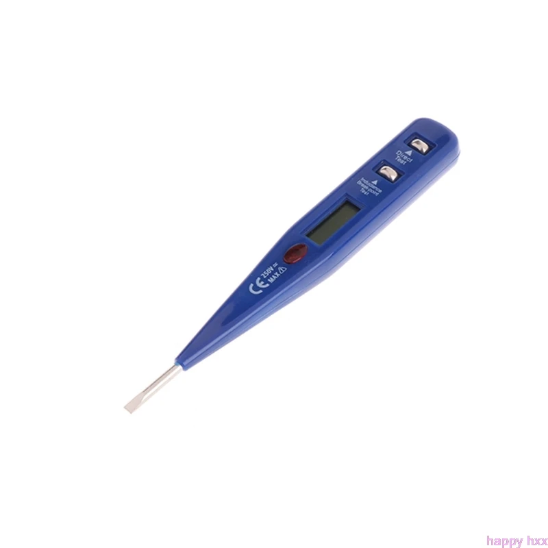 BL Высококачественный AC DC 120 V Цифровой измеритель напряжения Электрический тестер Ручка детектор индукции сенсор - Цвет: BL