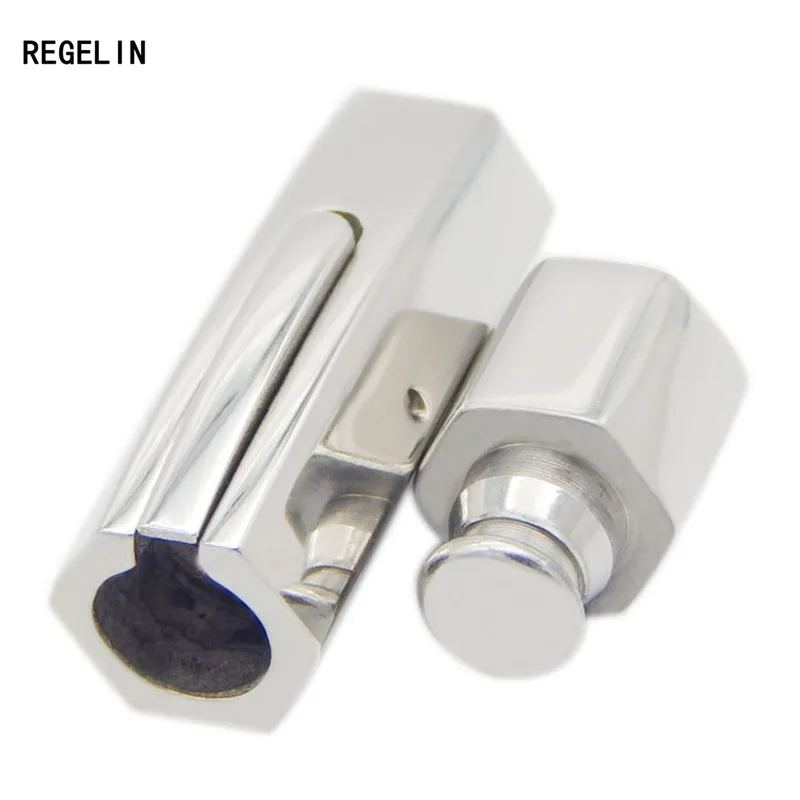 REGELIN Серебряный тон 316L нержавеющая сталь шестигранная колонна магнитные