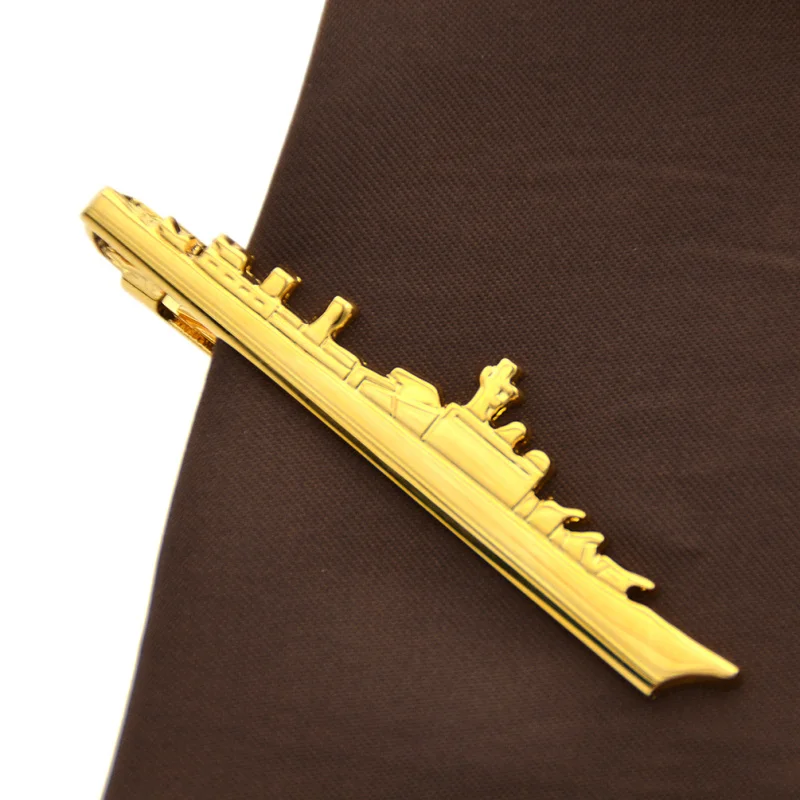 Lychee 1 шт. сплав Мужской зажим для галстука милый пароход дельфин самолет посуда