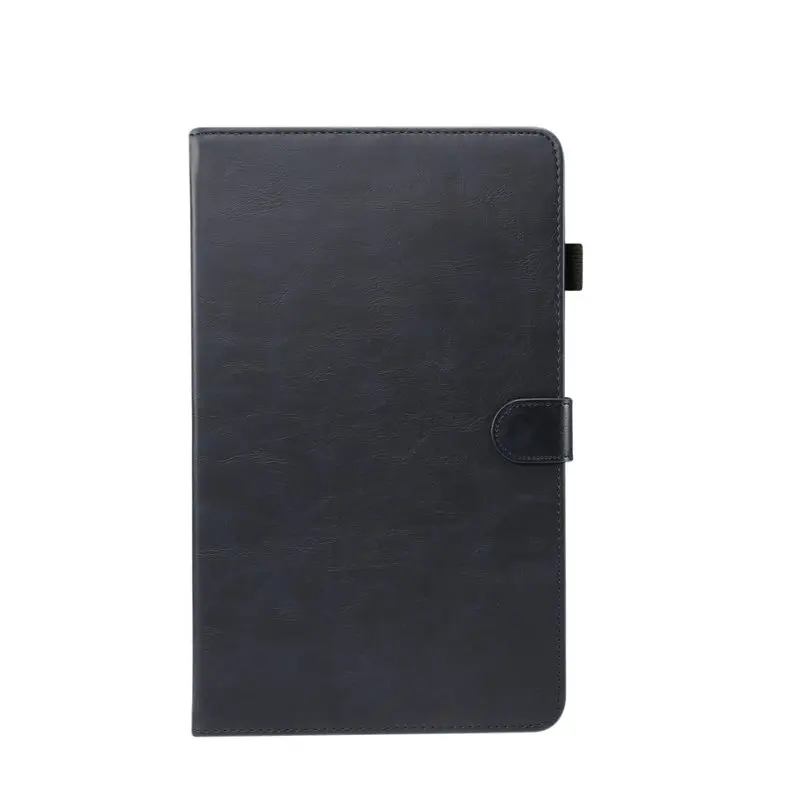 Dark blue Luxury Case For Samsung Galaxy Tab A 10.1 inch T510 T515 SM-T515 T510 Cover Funda Tablet PU Leather Stand Shell+Film+Pen - Цвет: Dark blue