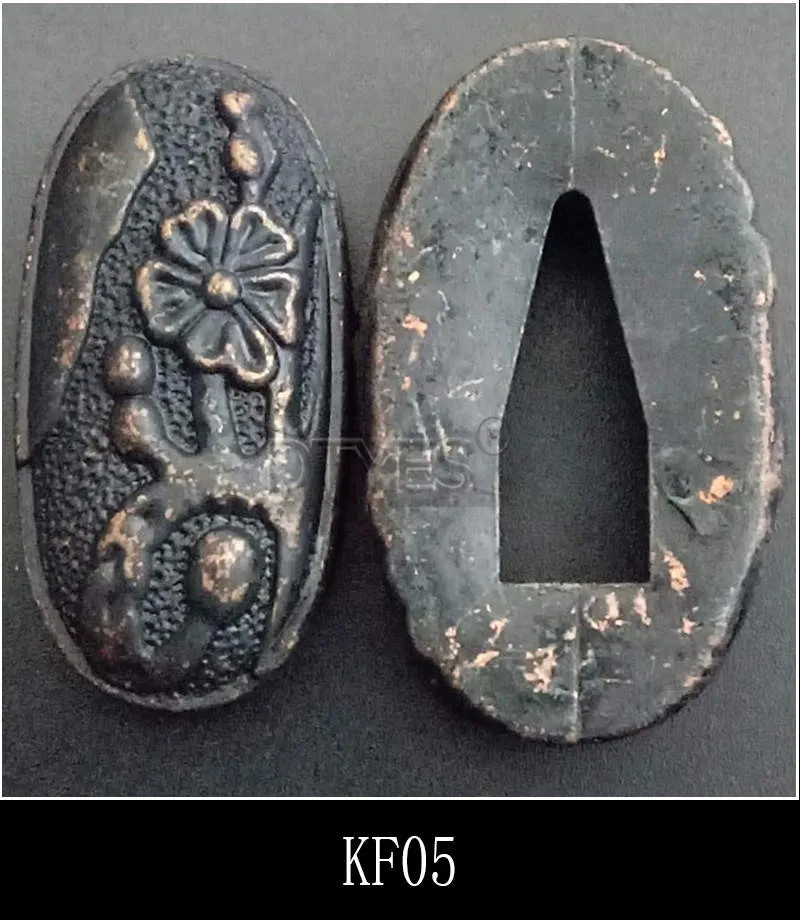 Пара сплава аксессуары для мечей нежные Fuchi& Kashira для японского самурая меч катана вакизаши Танто ручка KF01-KF20